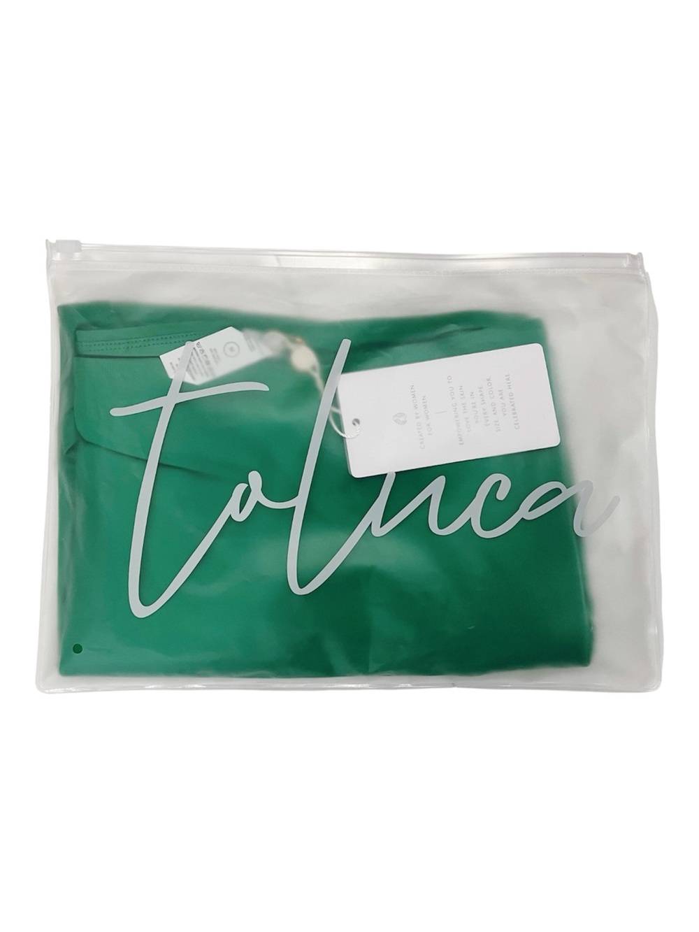Toluca Ruched Swim Skirt Cover Up Women’s Green M Medium - Picture 9 of 13